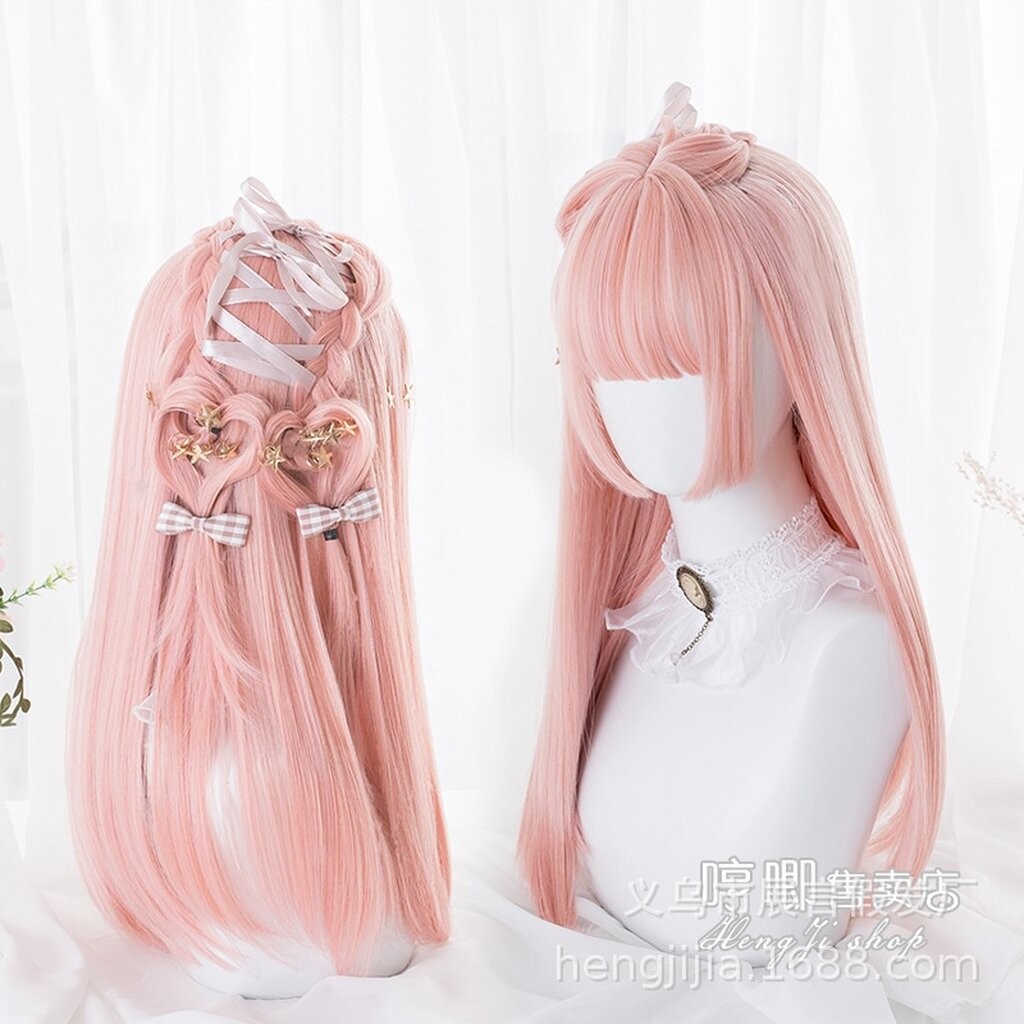 🐭พร้อมส่ง🐭 วิกโลลิต้า ฮาราจูกุ คอสเพลย์ พาสเทล Lolita Harajuku Cosplay Wig - รูปที่ 5