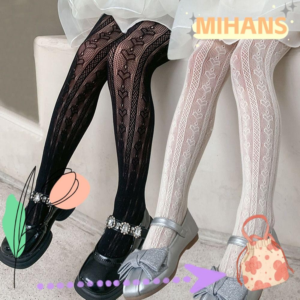 Mih Girls Stocking, Girl Gift Fashion Mesh Pantyhose, Elasticity Nylon Summer Socks Children