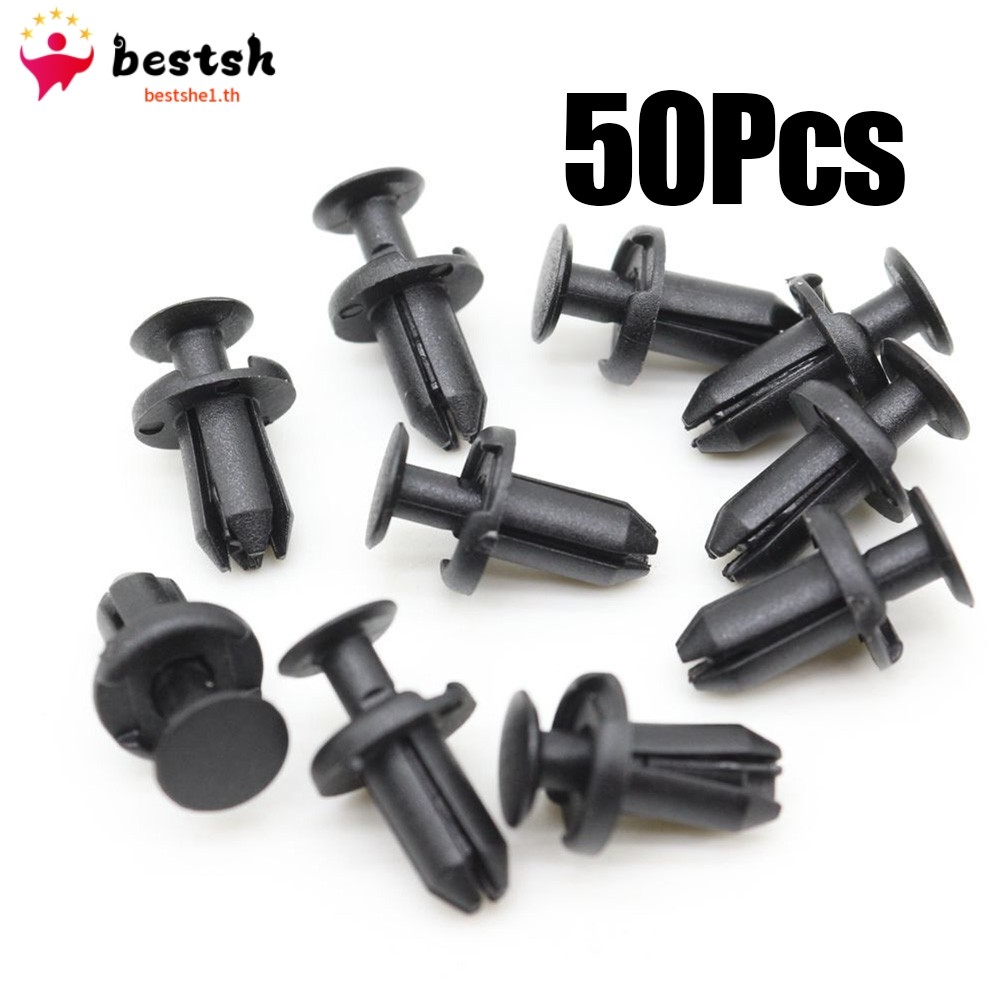 Bestshe❤️50 คลิปกันชนหน้า Push Retainer Fit 5 มม. สําหรับ Lexus สําหรับ Toyota 90467-05170