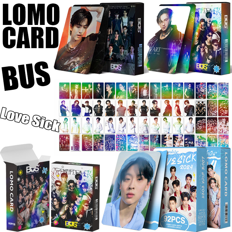 Lomo CARD BUS เพราะคุณฉัน Shine 2024 Love Sick Photocard BUS TRANSFORMER LOMOCARD ของสะสมไอดอล