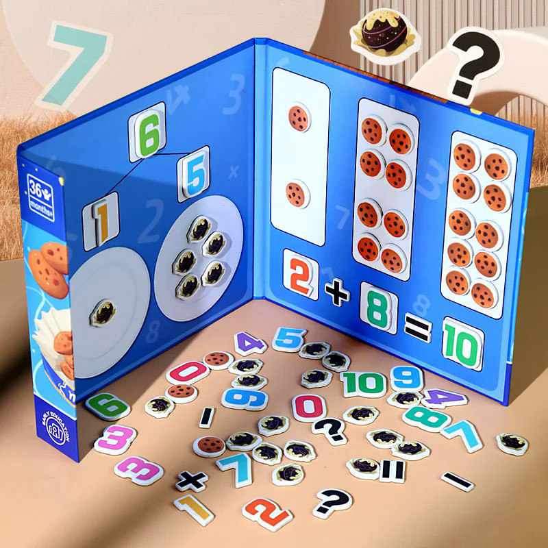 Kids Math Arithmetic Digital Decomposition Montessori Games For Baby Early Learning Education Childr