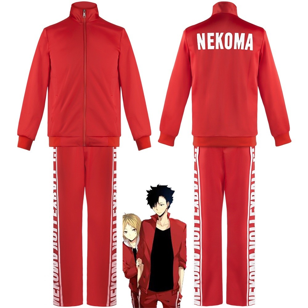 Zst Haikyuu Nekoma คอสเพลย์เครื่องแต่งกาย Nekoma แจ็คเก็ตกางเกงชุด High Schoo ชุดกีฬาอะนิเมะชุด