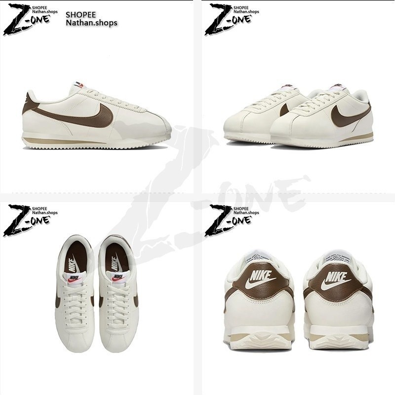 CLASSIC CORTEZ QS รองเท้าวิ่งสตรี ST สีเบจ/ ทอง tip8