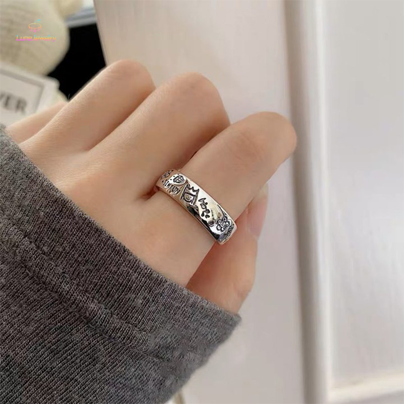 COD การ์ตูนผู้ชายวินเทจดอกไม้เจ้าชายกราฟฟิตีเปิดแหวนหญิงชนกลุ่มน้อยออกแบบความรู้สึก-Lune