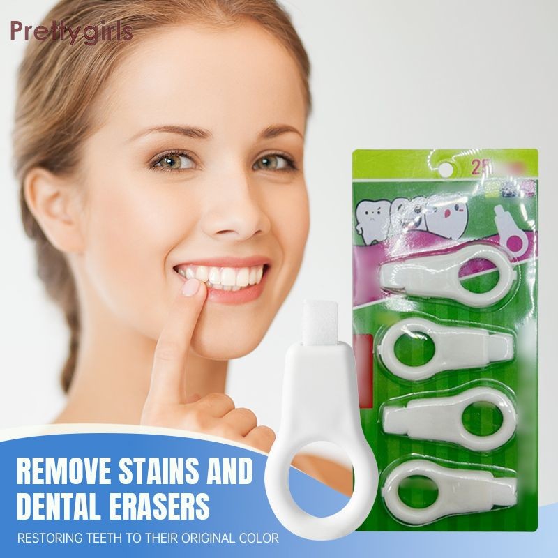PY.thStain Removal Brush แปรงทําความสะอาดฟันไมโครไฟเบอร์แบบพกพาแปรงทําความสะอาดฟันอ่อนโยน-PY