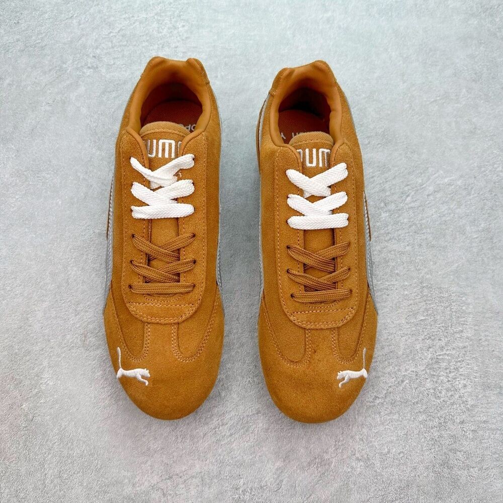 Puma Speedcat OG รองเท้ากีฬาผู้ชาย Retro สีเหลือง S100 แท้