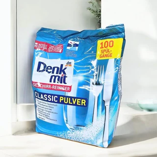 Denkmit ผงล้างจาน 1.5kg ผงล้างจานสำหรับเครื่องล้างจาน Dishwasher Power ผงล้างจาน