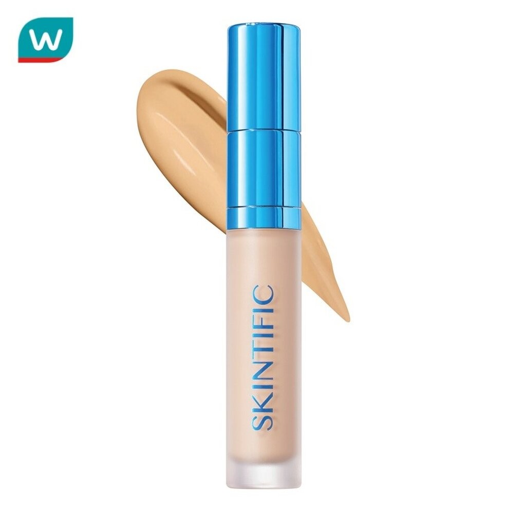 Skintific สคินทิฟฟิค คัฟเวอร์ เพอร์เฟค เซรั่ม คอนซีลเลอร์ 5มล. 03N เนเชอรัล พีเทล
