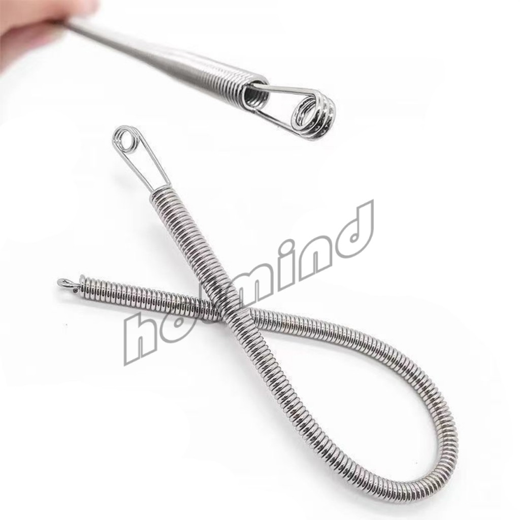 HD สปริงเข็มร้อยยางยืด เข็มร้อย  คลิปตะขอกลึงเชือก ดึงยางขอบกางเกง Rope Threading Tool - รูปที่ 3