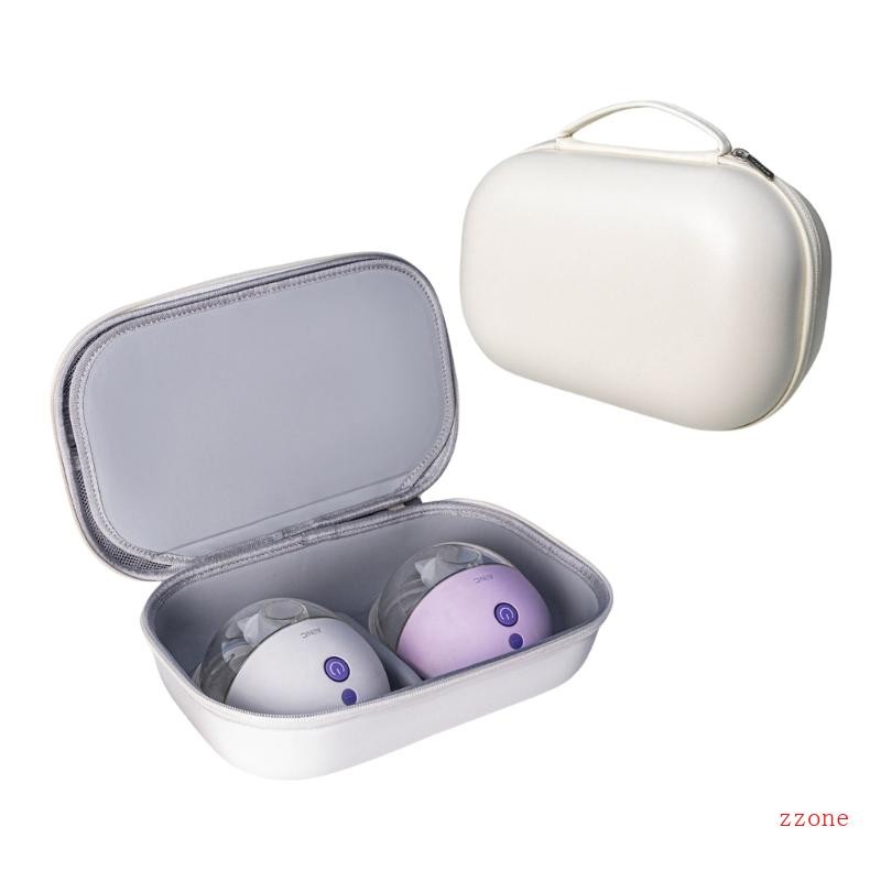 Zzz น้ําหนักเบา EVA Travel Case กระเป๋าเก็บกล่องสําหรับ Eletric เครื่องปั๊มนมนําเสนอกันกระแทกและกันน