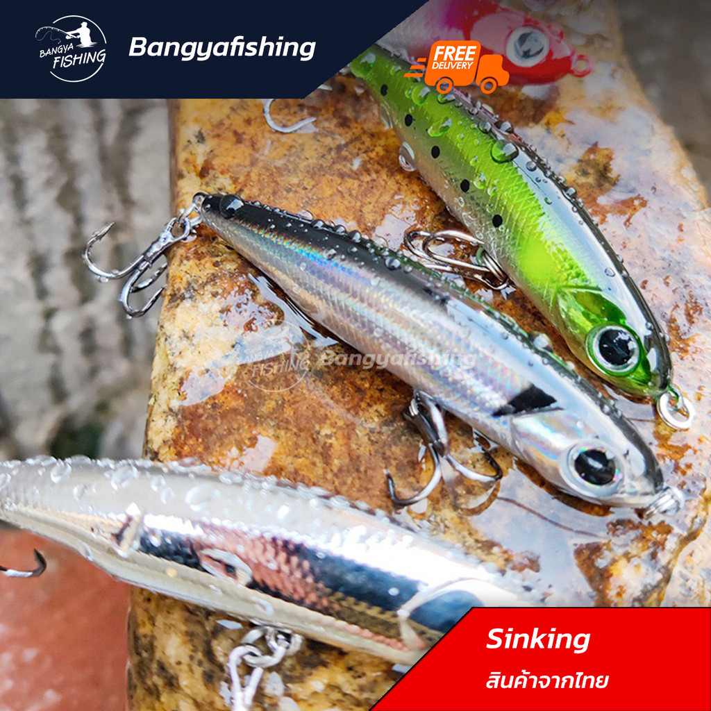 ซิงกิ้ง Sinking ตกปลา เหยื่อจม เหยื่อปลอม เหยื่อตกปลา เหยื่อตกปลากระพง