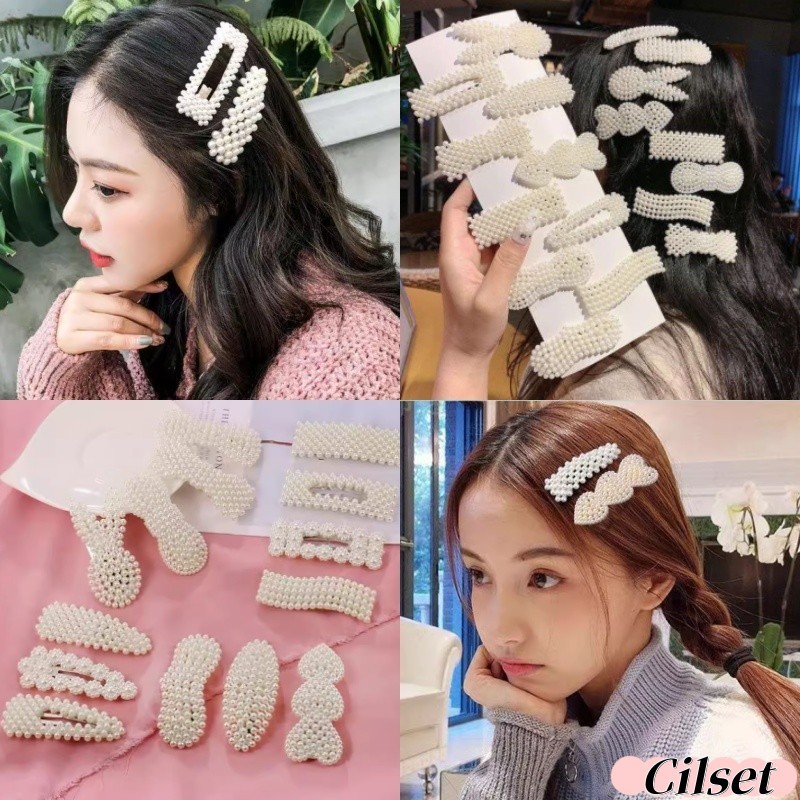Cilset🛒พร้อมส่ง🎀ก็๊บมุกหวานสไตล์ญี่ปุ่นและเกาหลีบรรจุภัณฑ์บัตรกระดาษอิสระ น่ารัก /VO-10
