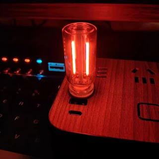 Youngstar 1 PC Touch Control รถ USB LED บรรยากาศหลอดไฟหลอดไส้ LED Filament Night ตกแต่ง A6K2