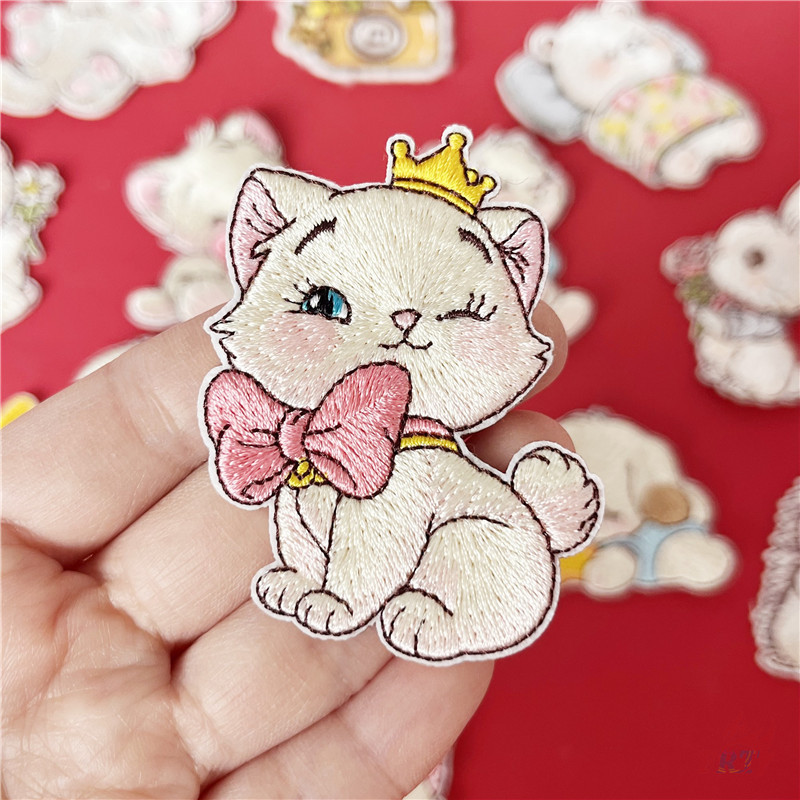 ☸ ถาม แพทช์สติกเกอร์ติดด้วยตนเองเด็กอ่อนสัตว์ ☸ 1 ชิ้น DIY เหล็กบนเย็บเสื้อผ้ากระเป๋าอุปกรณ์เสริมตกแต่งป้ายแพทช์ - รูปที่ 6