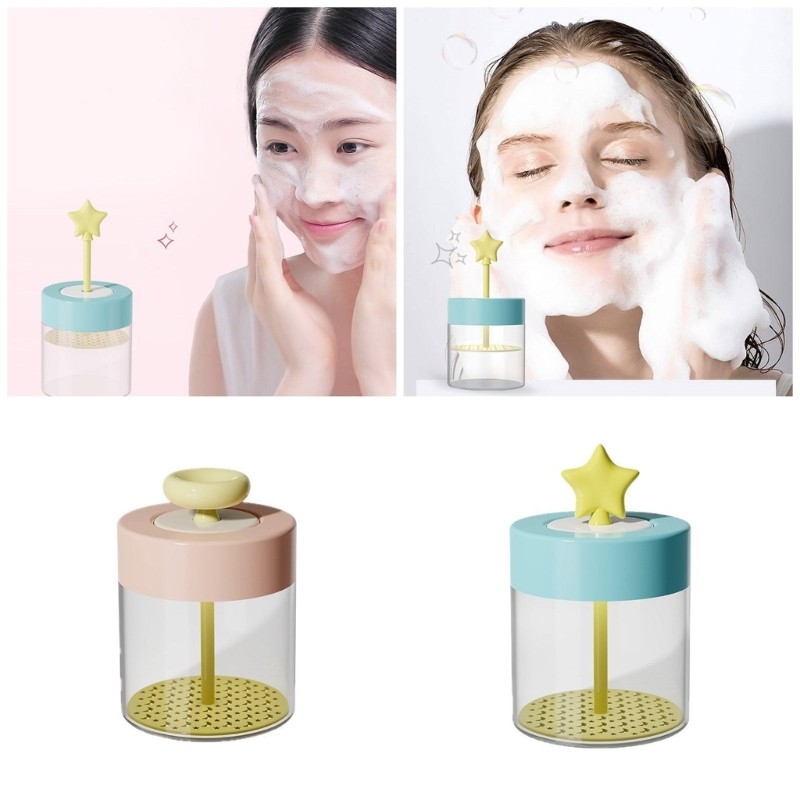 ✿ ล้างหน้าโฟม Maker สําหรับ Facials Cleanser ล้างหน้า Foamer Foam Whip Maker Rich Foam Maker สําหรับ