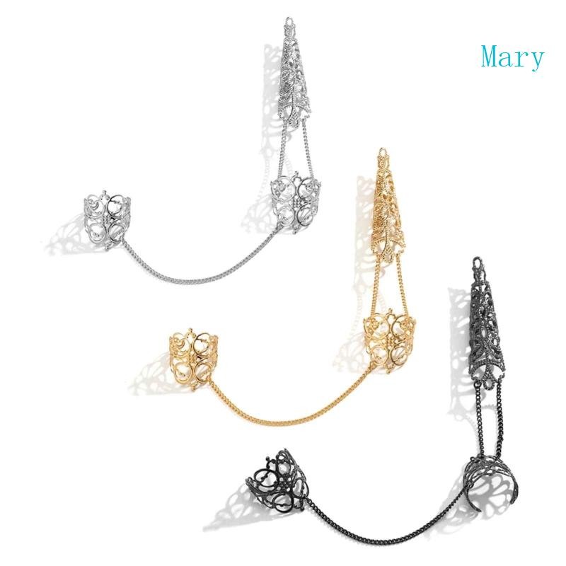 Mary Finger Nail Ring Knuckle-Finger Armour-Cover Tip Nail-Cap Loop Ring Women