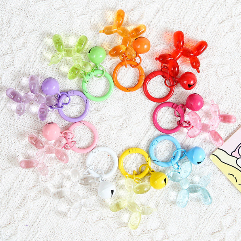 น่ารักการ์ตูนบอลลูนสุนัขพวงกุญแจ DIY สําหรับผู้หญิงสาว Y2K กระเป๋าจี้คู่พวงกุญแจรถเครื่องประดับของขวัญอุปกรณ์ตกแต่ง ราคา ถูกที่สุด ดีลบีเคเค แกลเลอรีภาพที่ 8