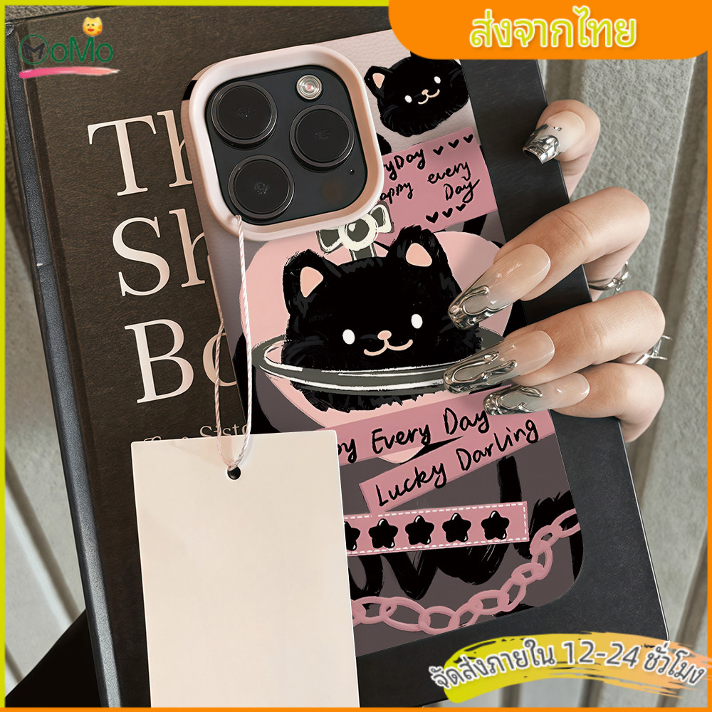 เคสสำหรับไอโฟน13 11 เคสนิ่มสีลูกกวาด เคสมือถือแมวกับหมีน่ารักเรียบง่าย case for iPhone 15 14 12 16 ProMax XS XR 78 Plus ราคา ถูกที่สุด ดีลบีเคเค แกลเลอรีภาพที่ 2
