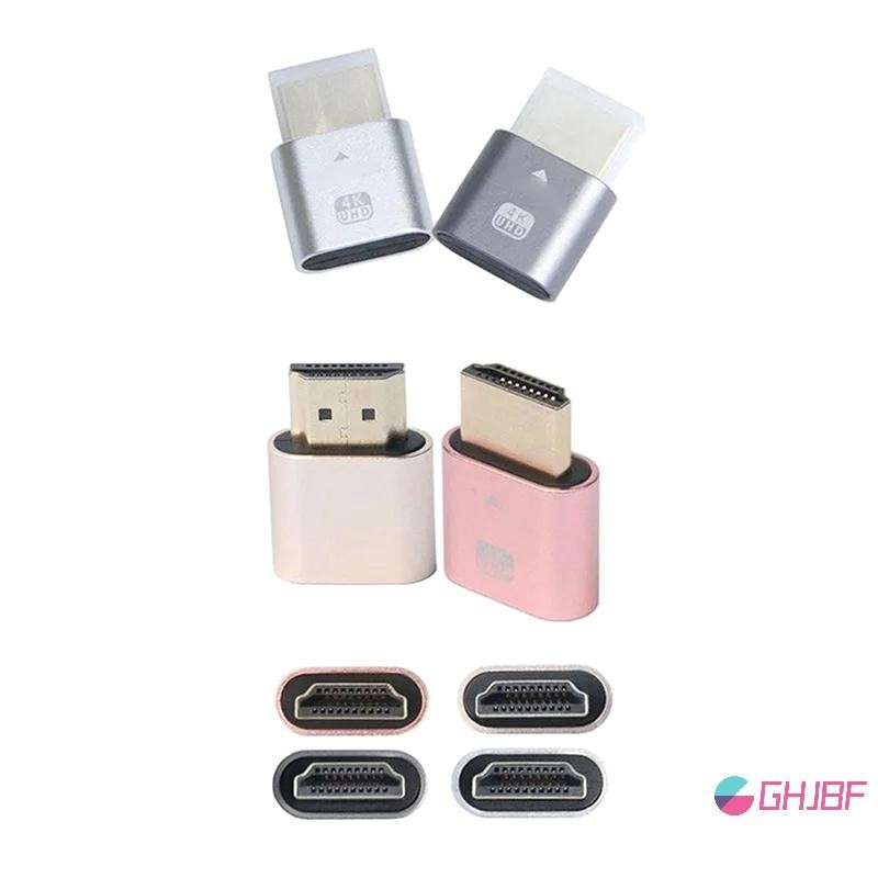 GHJBF] HDMI Virtual Display 4K HDMI DDC EDID Dummy Plug EDID Display Cheat Virtual Plug HDMI Dummy E
