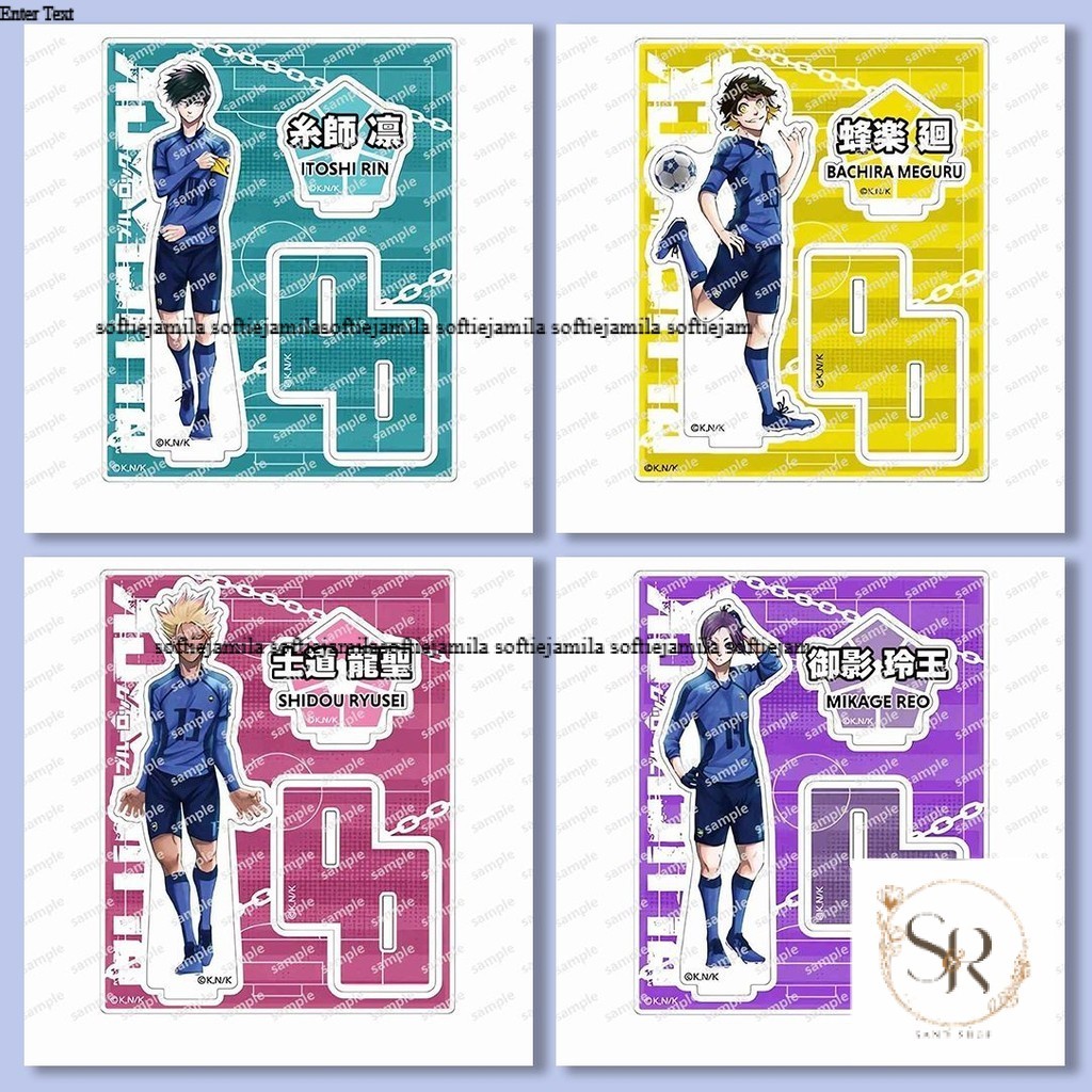 Standee BLUE LOCK ver COMPETITION UNIFORM chibi โมเดลอนิเมะ รูปปั้นไมกาอะคริลิคในการตกแต่งที่ไม่ซ้ําใคร