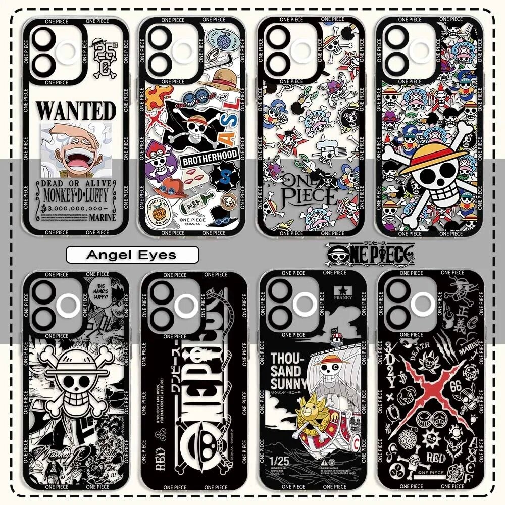 SAMSUNG อะนิเมะOne Piece LuffyสําหรับSamsung Galaxy A56 A55 A14 A15 A06 A16 A05 A32 A23 A12 M12 A13 A54 5Gการ์ตูนซิลิโคนอ่อนนุ่มปลอก