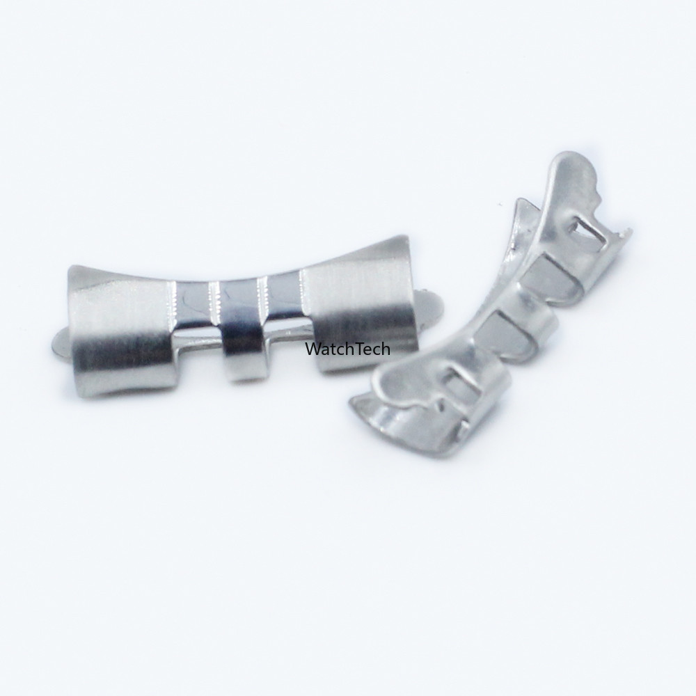 2 ชิ้นปลายโค้งอะไหล่ลิงค์สําหรับ Seiko 7S26 SKX007 SKX009 สร้อยข้อมือสายนาฬิกา