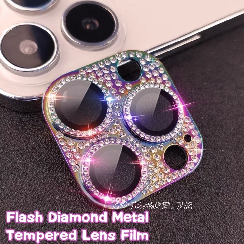 [พร้อมสต็อก] Sparkling Diamond Lens Luxury Protecti สําหรับ iPhone 17 17Air 16 Pro Max 15 Pro Max 14 13 Mini 12 11 Pro Max กล้องแหวนแก้วเลนส์โทรศัพท์ฟิล์มป้องกัน