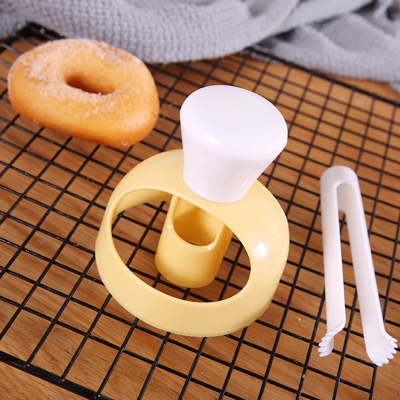 Donut tool ชุดกดแป้งโดนัท พิมพ์กดโดนัท พลาสติก พร้อมไม้คีบ วัสดุเกรดอาหาร ปลอดภัย #AK-0007 - รูปที่ 6