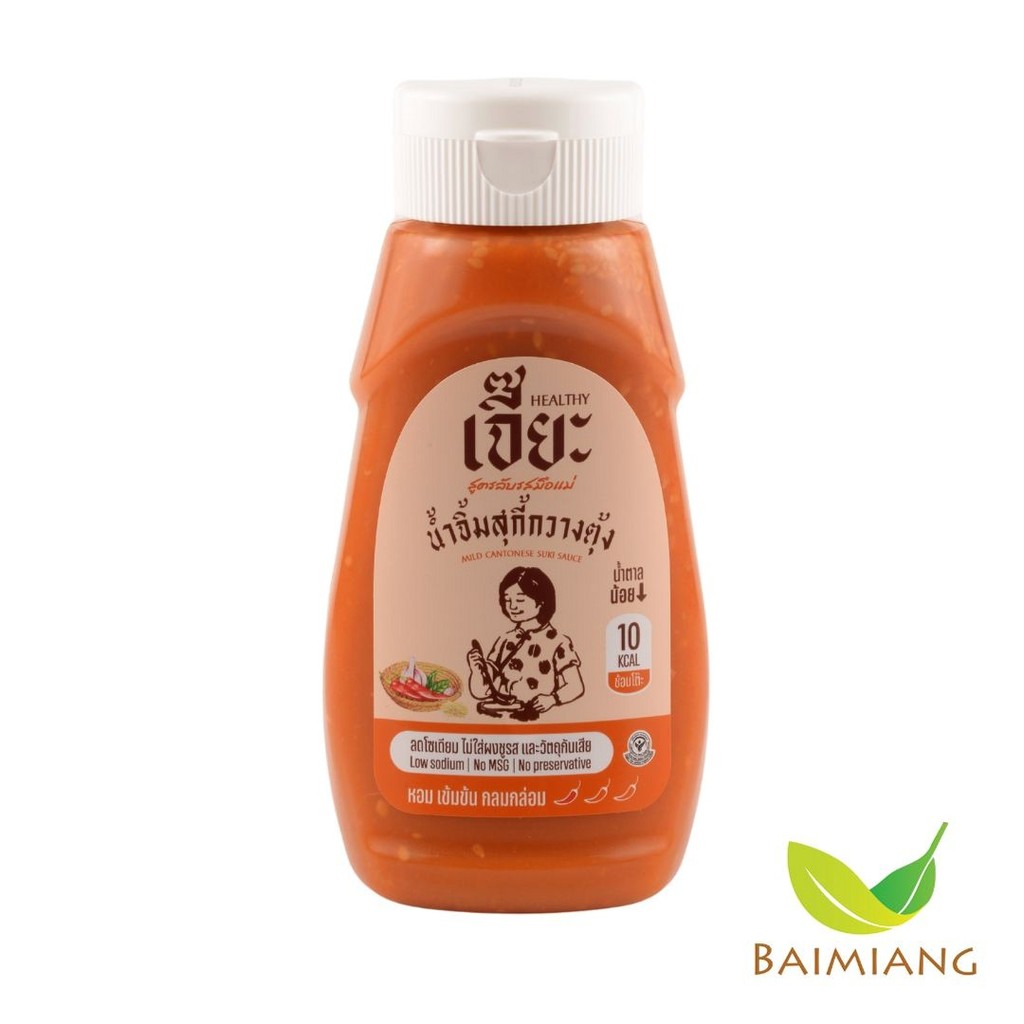 JEA น้ำจิ้มสุกี้เผ็ดน้อย สูตรคลีน[ขวดพลาสติก] ขนาด 350 g. (00151)
