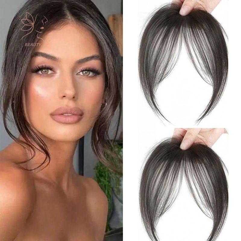 [maybeauty] วิกผมสังเคราะห์ Bangs ชิ้นผมธรรมชาติวิกผมปุยคลิปผม Extensions Hairpieces สําหรับผู้หญิงอุปกรณ์จัดแต่งทรงผม {TH}