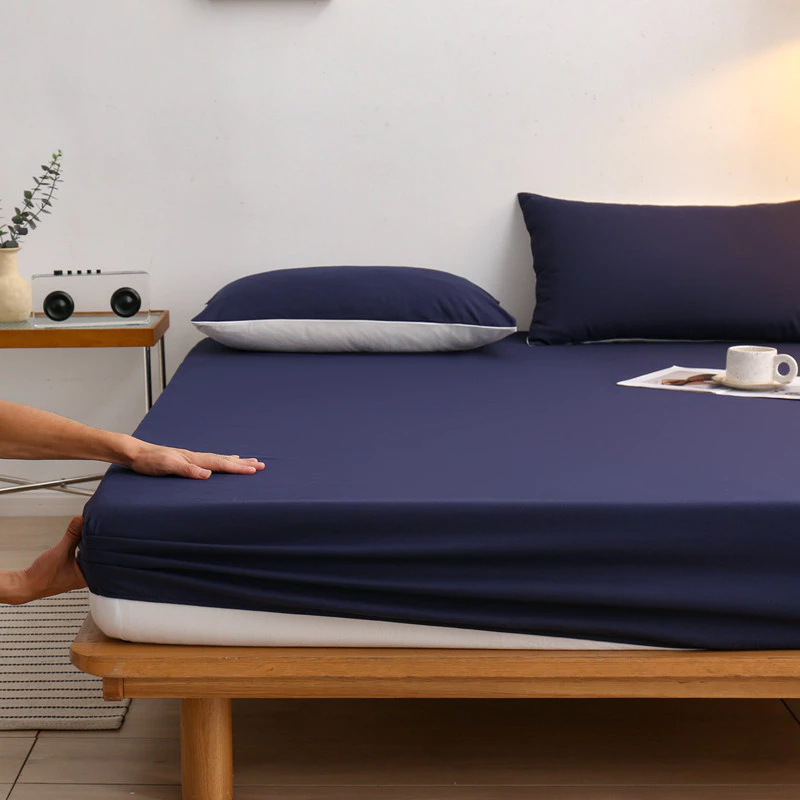 🛏ผ้าฝ้ายแท้ ปลอกผ้านวม ผ้าปูที่นอน ปลอกหมอน 3.5/4/5/6ฟุต ครบชุด Super นุ่ม เป็นมิตรกับผิว ☁เสมือนนอนบนเมฆ☁ thumbnail 6