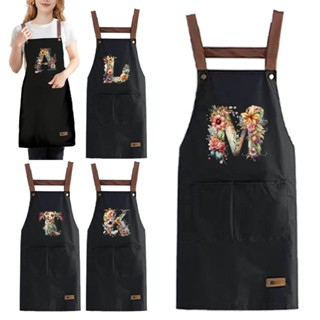 ผ้ากันเปื้อนงานเสิร์ฟ ผ้ากันเปื้อนกระเป๋าด้านหน้า ผ้ากันเปื้…