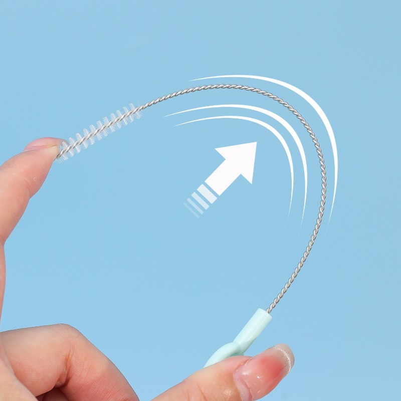 [ กูดู ] แปรงทําความสะอาดขวดไนลอน-หลอดผมนุ่มแปรงเกลียว-สแตนเลสผมนุ่มบรูส-เด็กทารกขวดด้ามยาวแปรงทําความสะอาด-เครื่องมือทําความสะ - รูปที่ 7