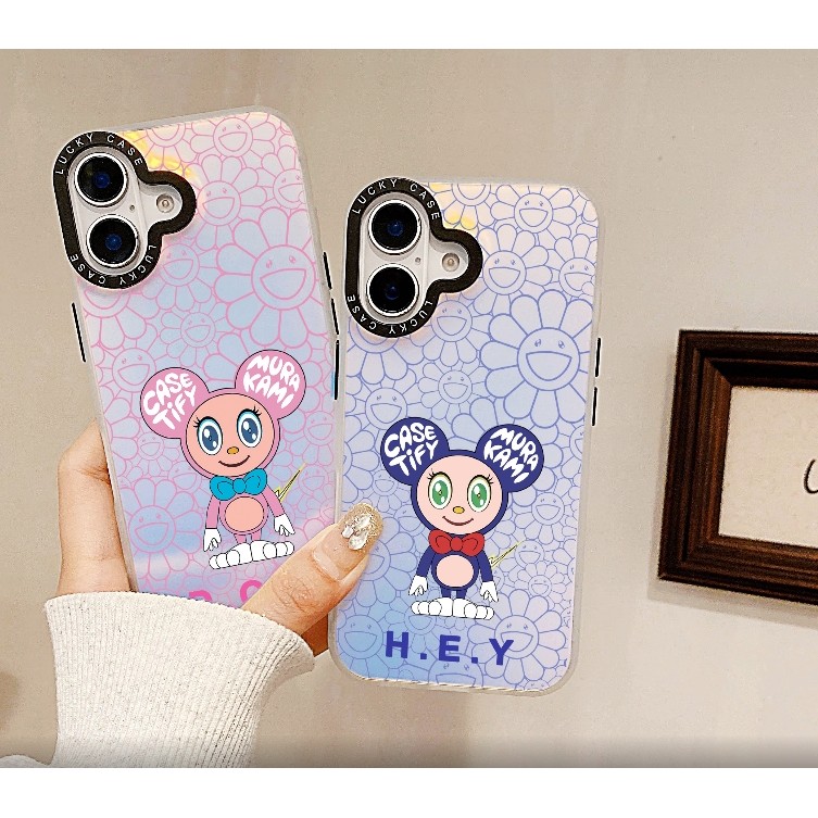 IMD เคส สีรุ้ง สำหรับ ไอโฟน iPhone 16E 16 16Pro 16Plus 16Promax 6/6S/7/8/SE3/SE4 X Xr Max 11/12/13/1