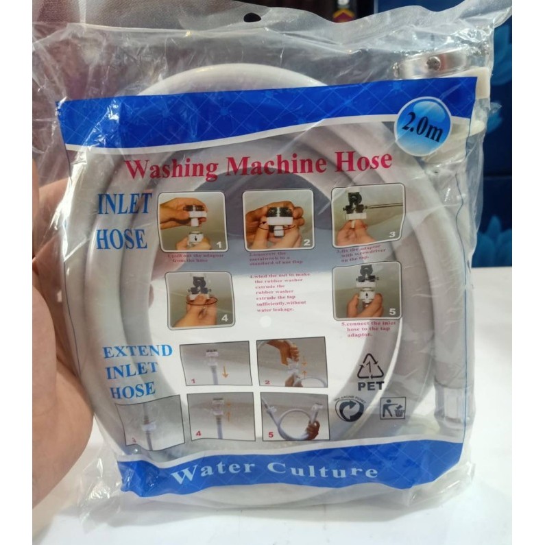MESIN WASHING MACHINE INLET HOSE / WATER INLET HOSE 2M, 3M & 5M