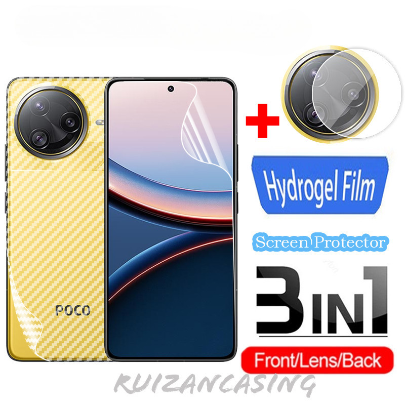กล้องเลนส์ด้านหลังสําหรับ Poco F7 Ultra 5G PocoF7Ultra PocoF7 F7Ultra Pro 2025 ฟิล์มป้องกันหน้าจอไม่กระจกนิรภัยคลุมทั้งหมดป้องกัน Hydrogel