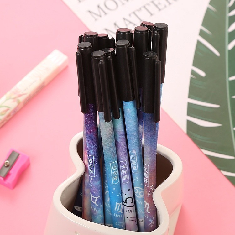 Zodiac Motif ปากกาเจล Star Pen School Office Heroscope Mee-To Shop 965