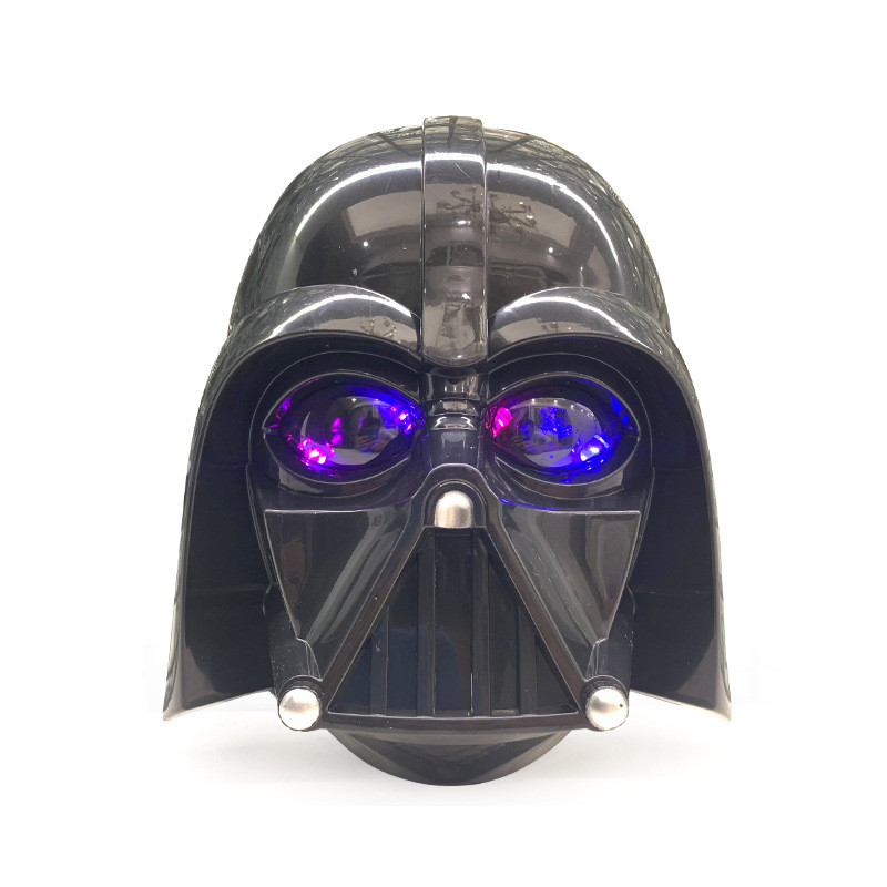 หน้ากากนักรบสีดําเรืองแสง Star Wars ของเล่นเด็กฮาโลวีนอะนิเมะการ์ตูนวันหยุดและของขวัญวันเกิด