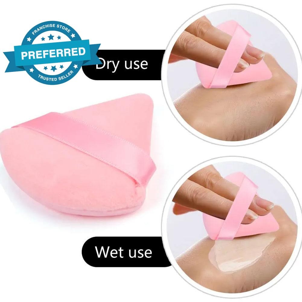 สามเหลี่ยมแป้งพัฟการตั้งค่าแป้งพัฟสําหรับแต่งหน้าแผ่นพัฟสําหรับแป้งฝุ่นและกด N4u4