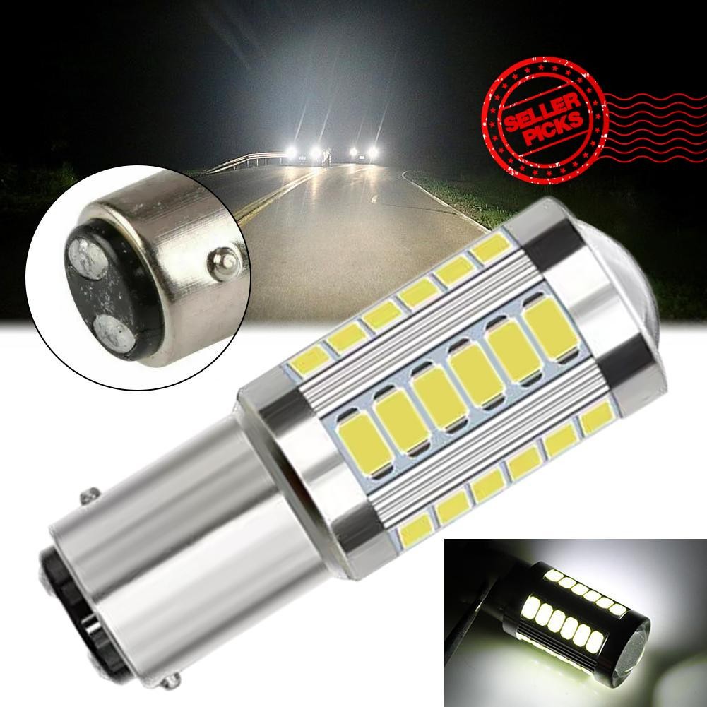 หลอดไฟ Led 1157 P21 / 5w ใช้สําหรับด้านหลังและ Trunk เบรคด้านหลังและ Trunk ไฟ 6000 K สีแดง G9r4 หลอด