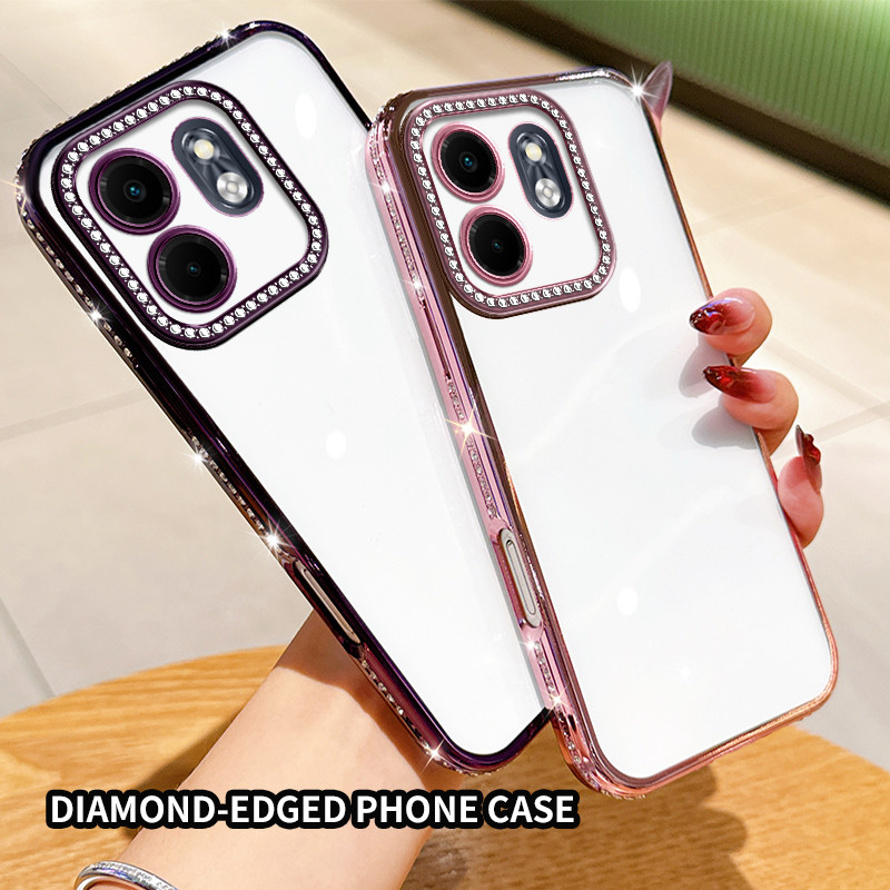 เคส Infinix Hot 50i X6531 X6531B Smart 9 hd X6532 hot9hd hot50i smart9 Electroplated เคสโทรศัพท์นิ่ม