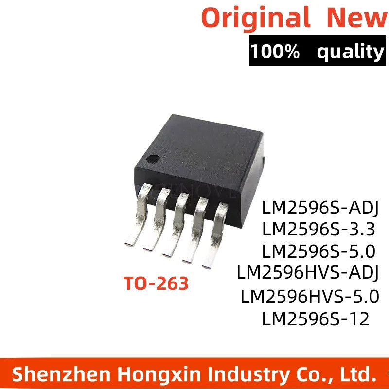 1-5PCS LM2596S-ADJ LM2596S-5.0 LM2596S-3.3 LM2596HVS-ADJ LM2596HVS-5.0 LM2596S-12 LM2596S LM2596S LM