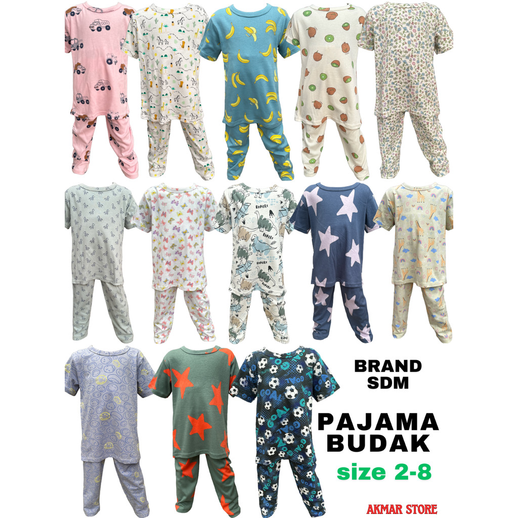 CHILDRENS SLEEPWEAR ผ้าฝ้าย 100% ขนาด 2-8, BOYS PYJAMAS, GIRLS PYJAMAS, CHILDRENS SLEEPWEAR SET, KID