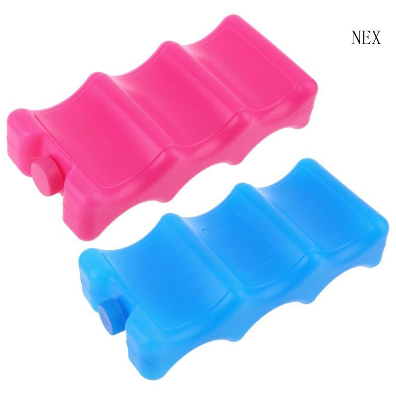 Nex Gel Freezer Ice Blocks สําหรับปิคนิคท่องเที่ยวอาหารกลางวันนํากลับมาใช้ใหม่ Cool Cooler Pack Bag