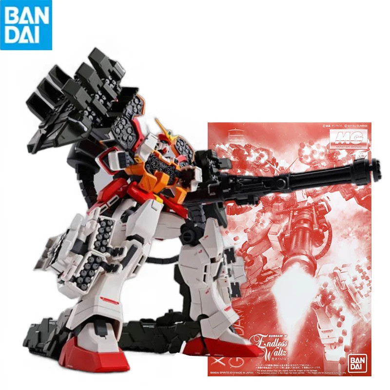 In Stock Bandai Gunpla MG 1/100 XXXG-01H GUNDAM heavyarms EW (igel Unit) ASSEMBLY Model collectible 