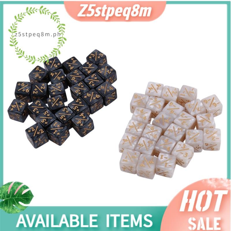 48 ชิ้น 16 มม. เครื่องนับลูกเต๋า Token ลูกเต๋า Loyalty ลูกเต๋า D6 ลูกเต๋า Cube สําหรับ MTG,CCG, การ์