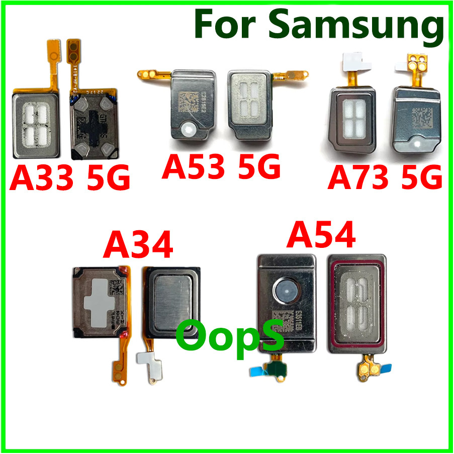 สําหรับ Samsung Galaxy A33 A53 A73 5G A34 A54 โทรศัพท์หูฟังด้านบนลําโพงเสียงหูลําโพงตัวรับสัญญาณซ่อม