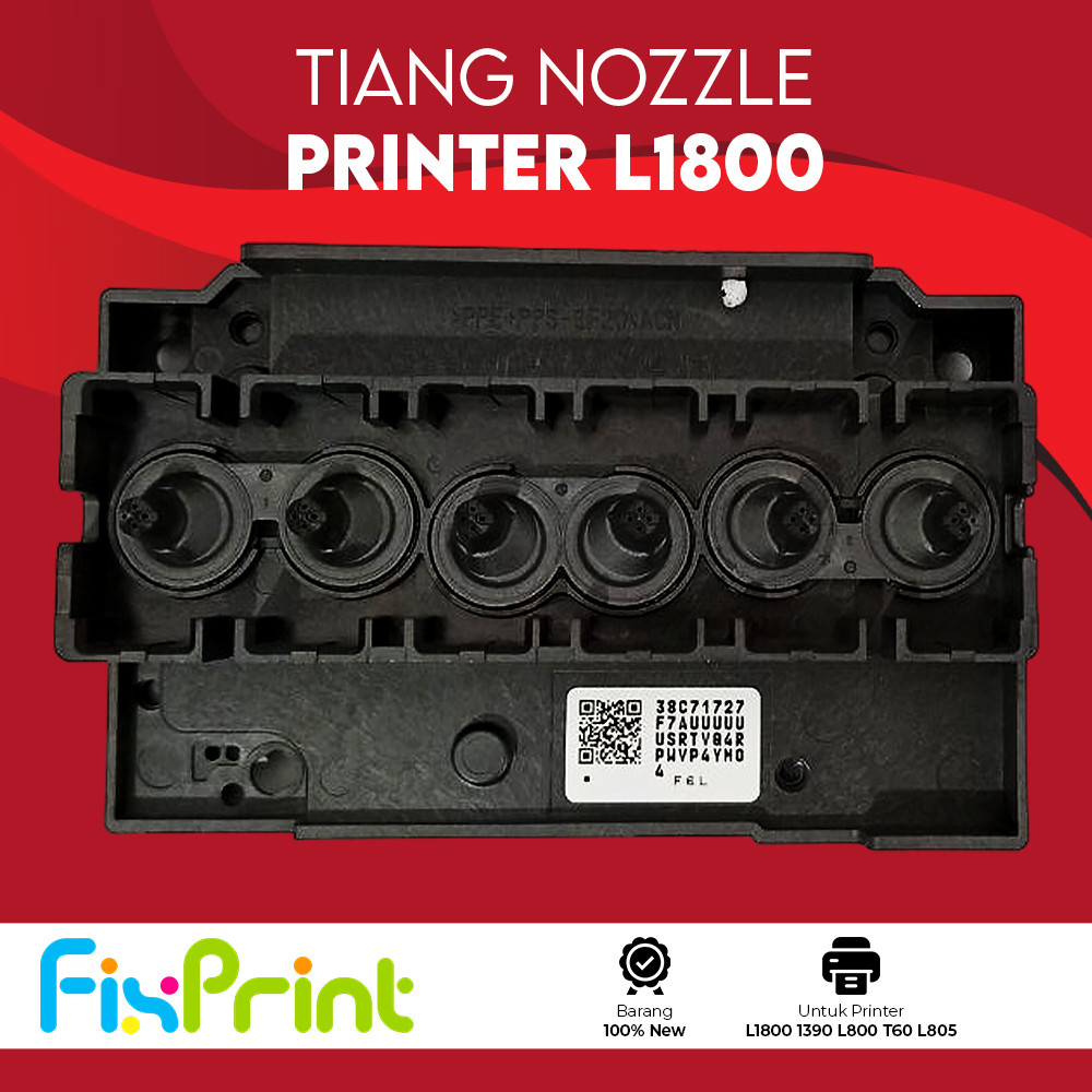 หัวฉีดหัวพิมพ์เครื่องพิมพ์ L1800 1390 Manifold หัวพิมพ์สําหรับ Epson L800 L805 T60 เครื่องพิมพ์