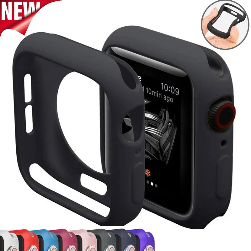 ลูกอม ทีพียู เคสป้องกันเข้ากันได้สําหรับ แอปเปิล ดู 46 มม. 45 มม. 44 มม. 41 มม. 40 มม. 42 มม. 38 มม.11 10 9 8 7 6 5 4 กับ 2 3