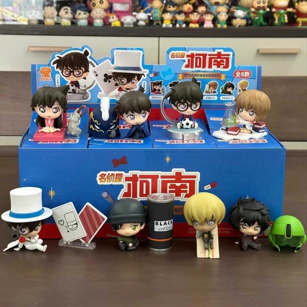 ของแท้นักสืบ Conan Mystery Box Mini Detective Series Phantom Thief Kid An Haihara Kudo Shinichi Hand-Made เครื่องประดับ NS